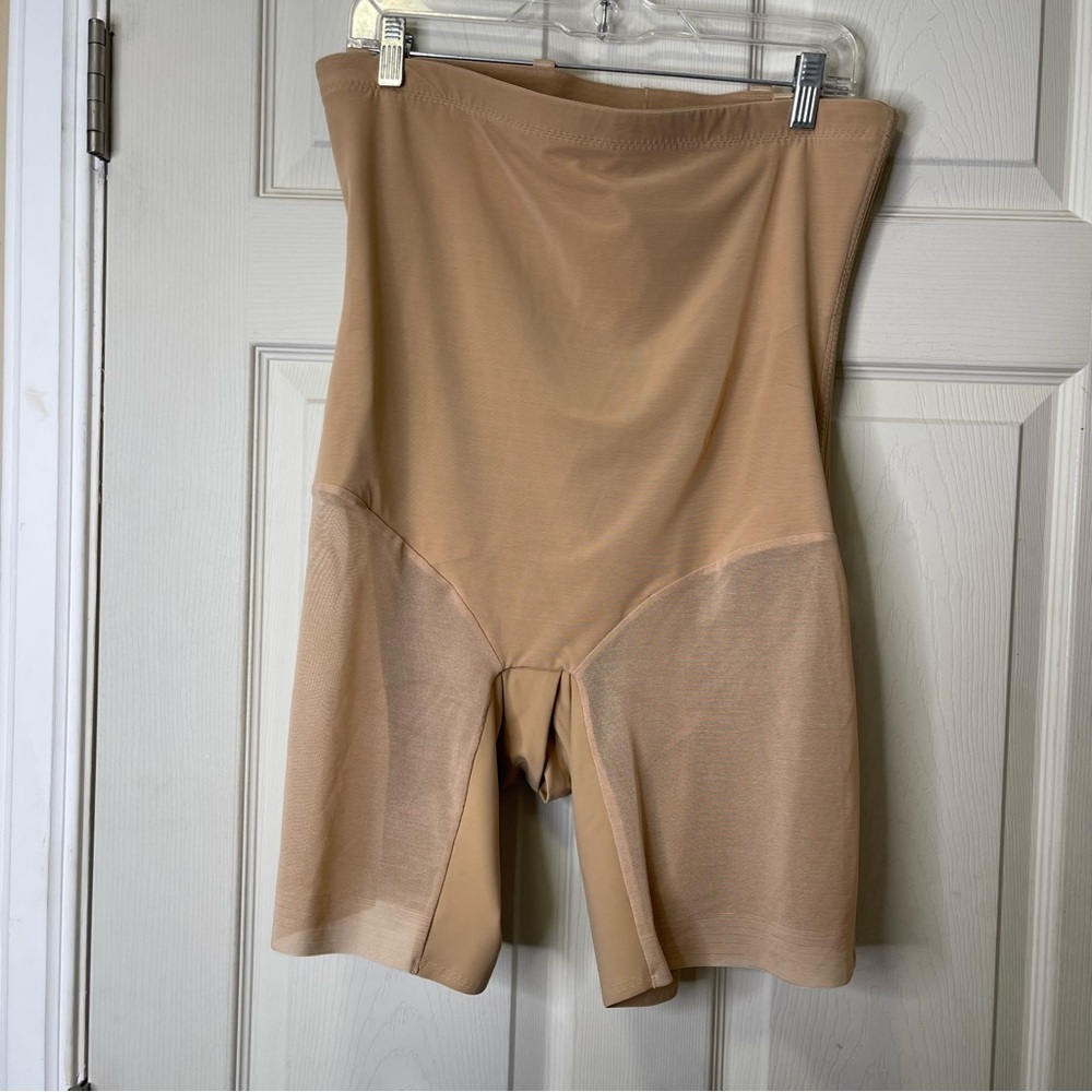 Honeylove Super Power Short HLSW03 Sand Nude Size 2X Shapewear NO STRAPS